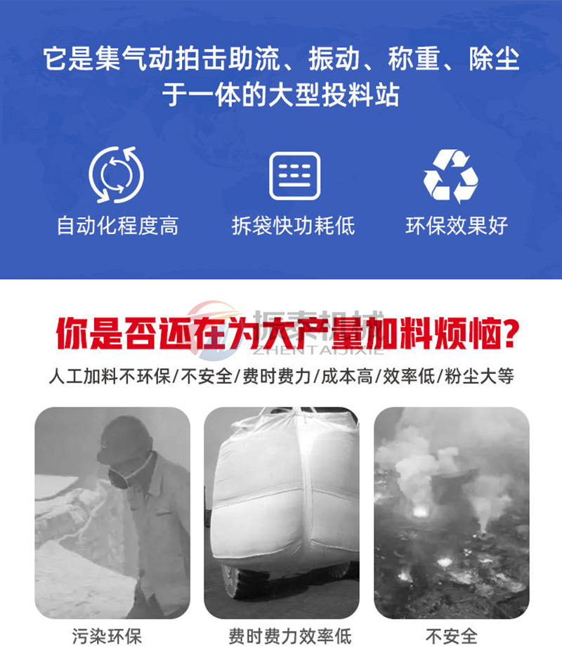 PET凈片噸包投料站優勢